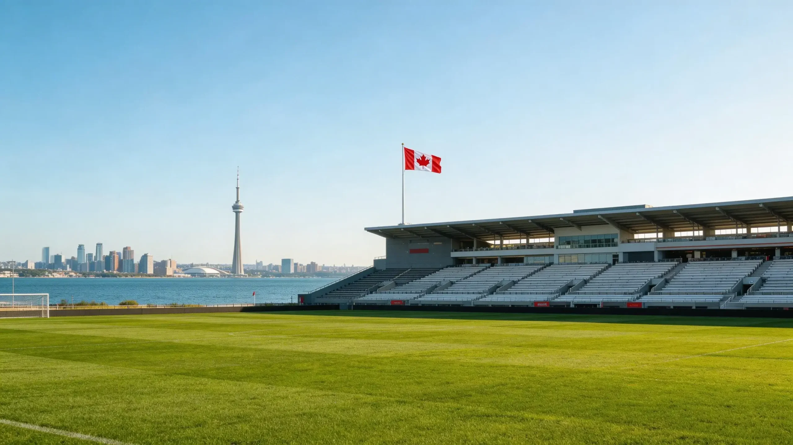BMO Field i Toronto set udefra før en sommerkamp