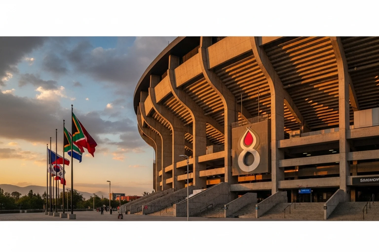 Estadio Azteca i Mexico City før åbningskampen ved VM 2026
