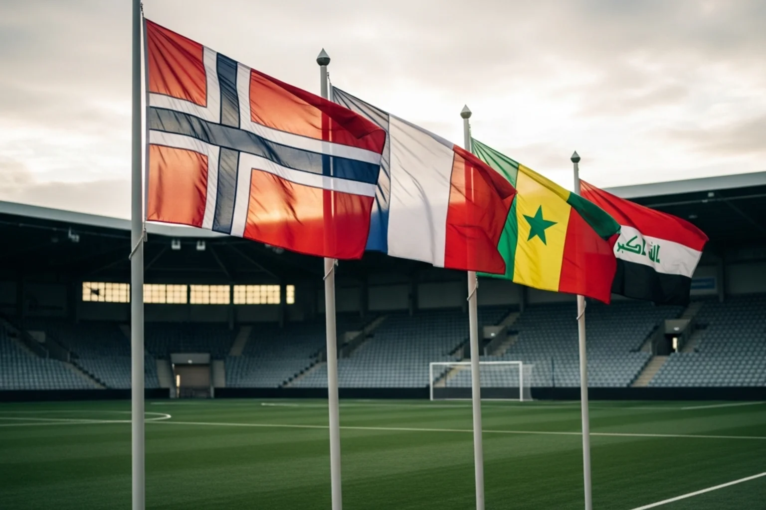 Spillere fra Norge, Frankrig, Senegal og Irak ved trækningen til VM 2026